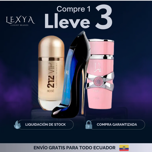 Yara 100ml + 212 VIP Rosé 80ml + Good Girl 80ml