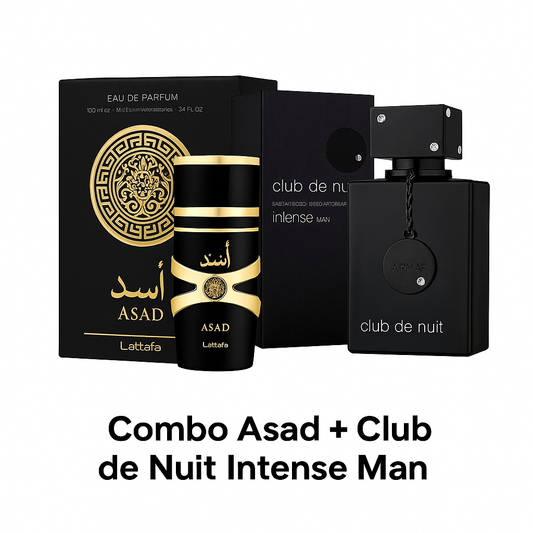 Combo Lattafa Asad + Club de nuit 100ml